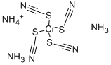四硫氰基二氨络铬酸铵