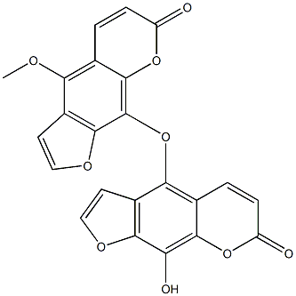 9-羟基-4-[(4-甲氧基-7-氧代-7H-呋喃并[3,2-G][1]苯并吡